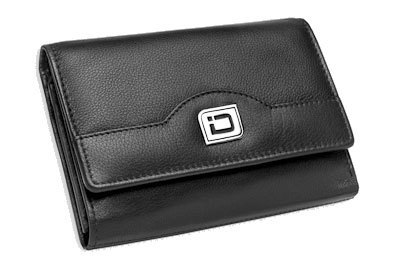 ID Stronghold RFID Wallet Ladies Trifold - Black