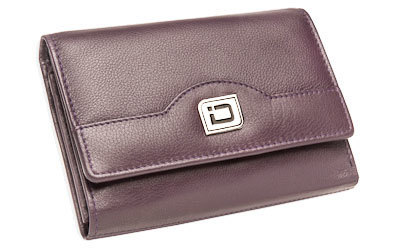 ID Stronghold RFID Wallet Ladies Trifold - Purple