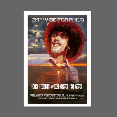 Phil Lynott 34th Vibe  Poster  Print 9