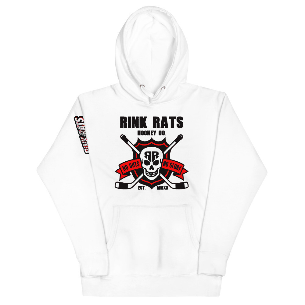 RINK RATS Hockey Co. - NO GUTS, NO GLORY- Unisex Hoodie