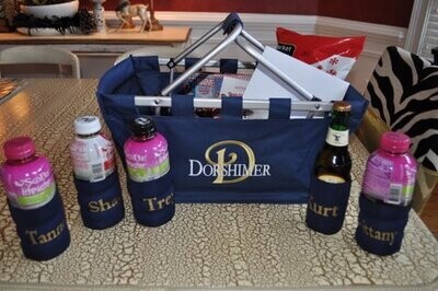 Monogrammed Collapsible Market Tote