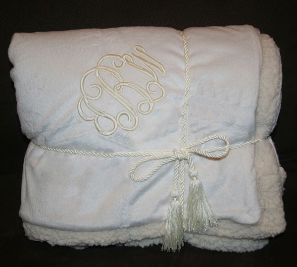 Lambswool-like Sherpa Throw