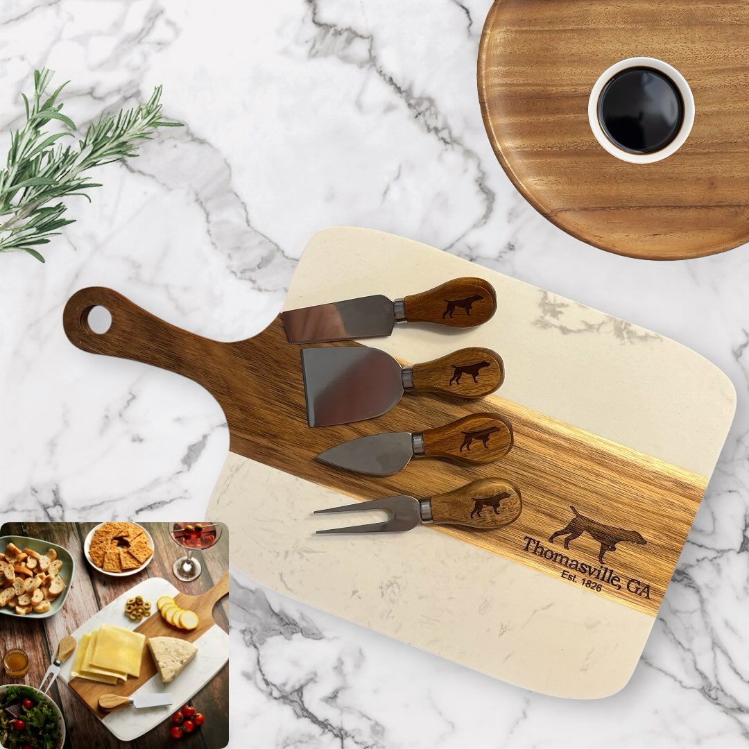 Charcuterie Board with Dog