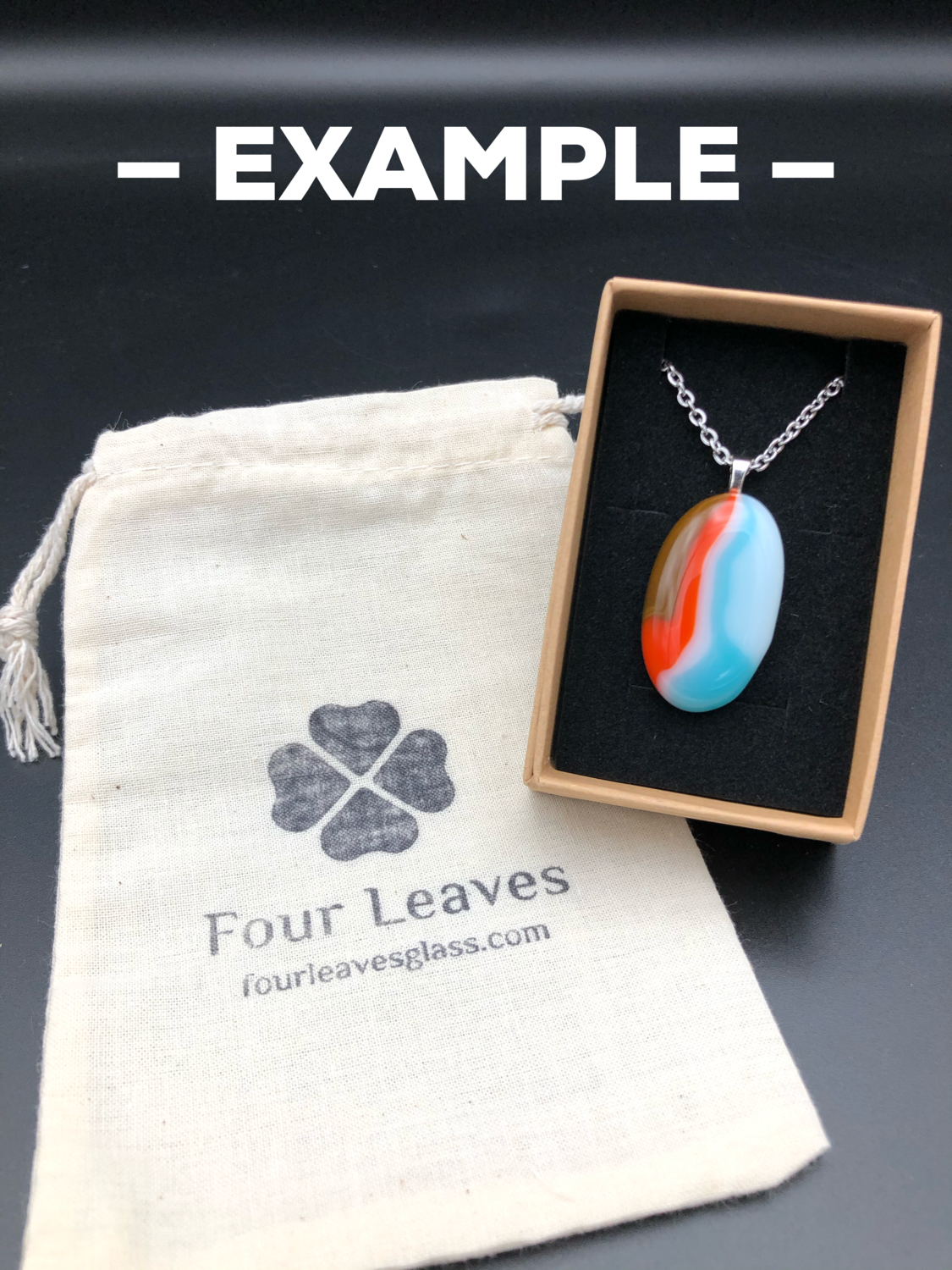 Candy Corn Ribbon Necklace