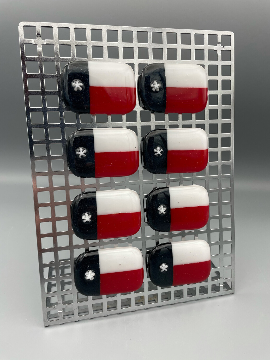 Texas Flag Fused Glass Magnets