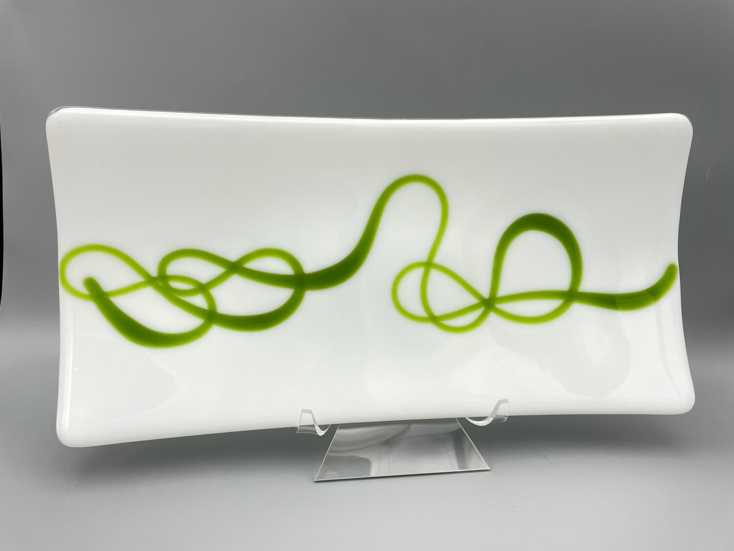 "Spring Song" Fused Glass Platter