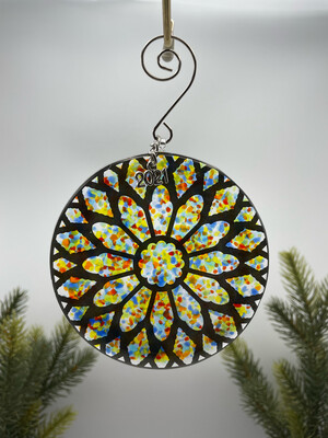 "Morning Light" STYLE A Cathedral Window Ornament/Suncatcher