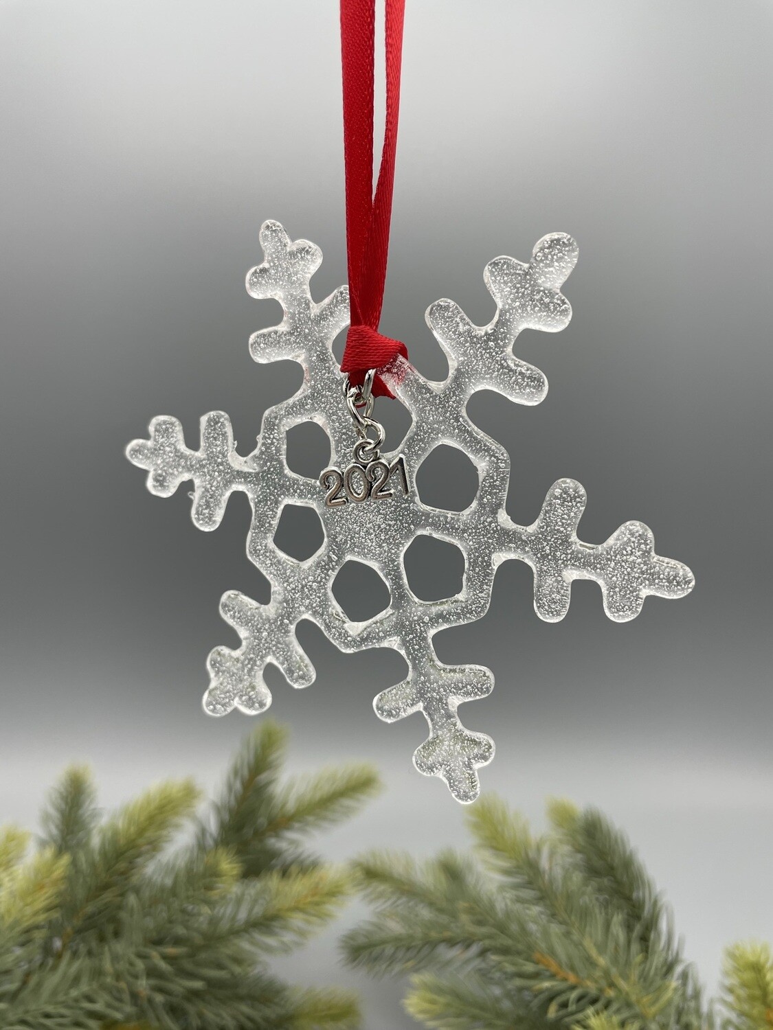 OPTION C: Icy Snowflake Ornaments or Suncatchers