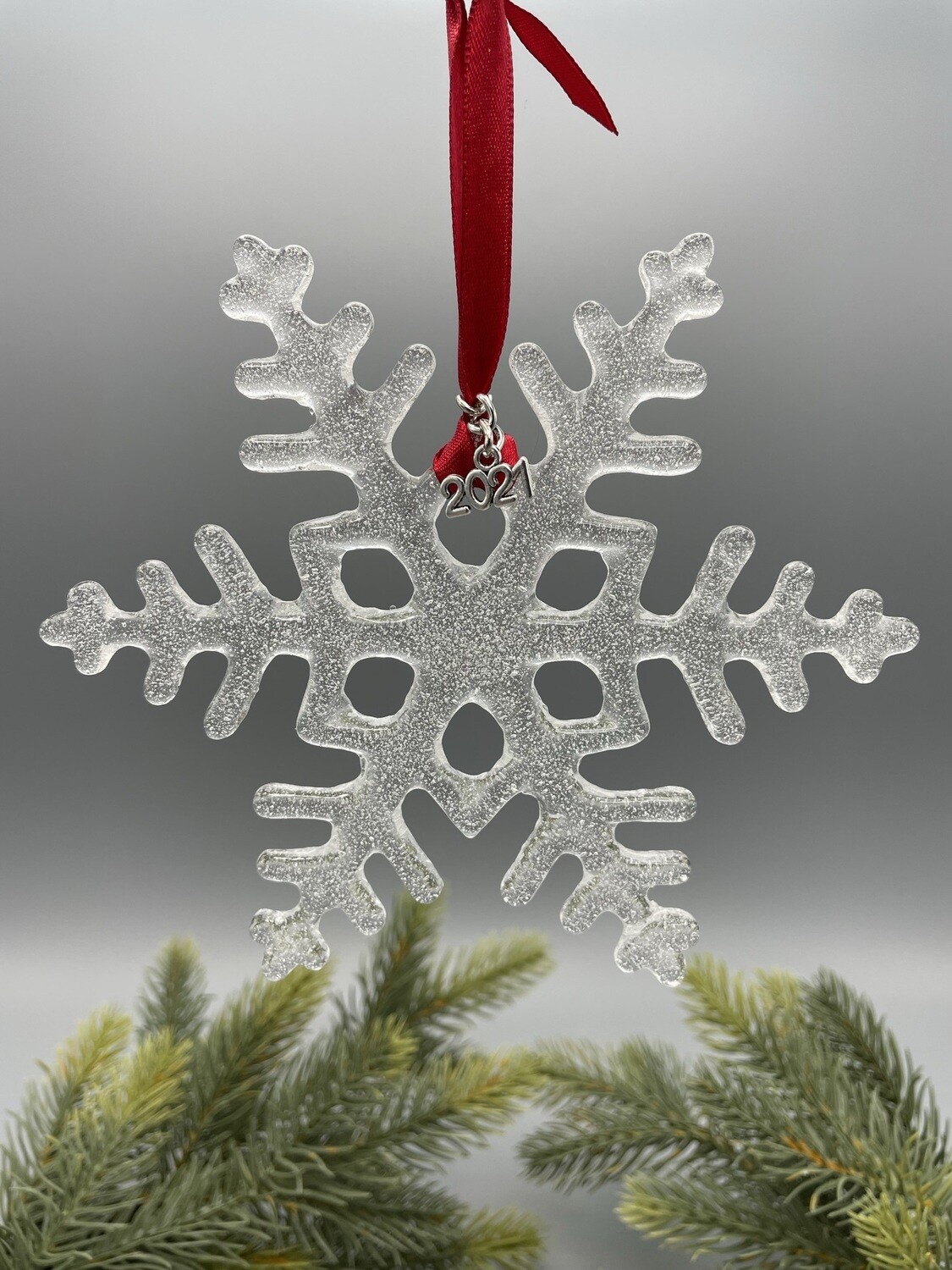 OPTION A: Icy Snowflake Ornaments or Suncatchers