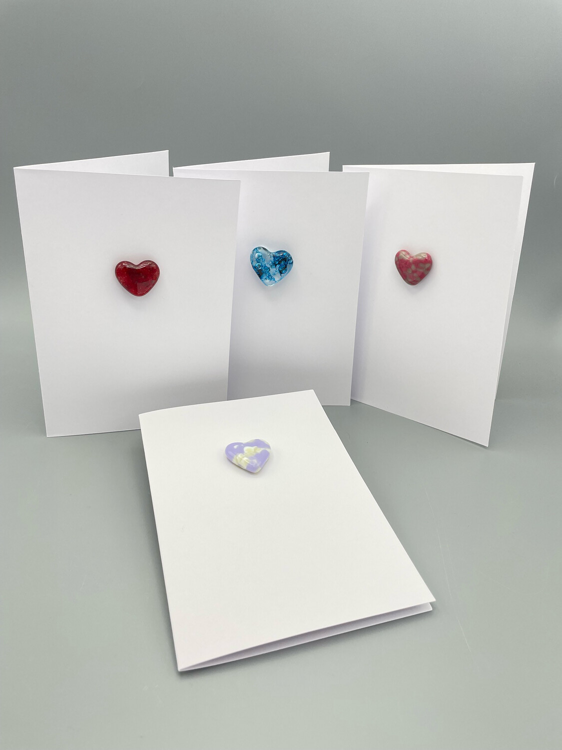 FOUR PACK! Pocket Heart And Pocket Cross Greeting Cards