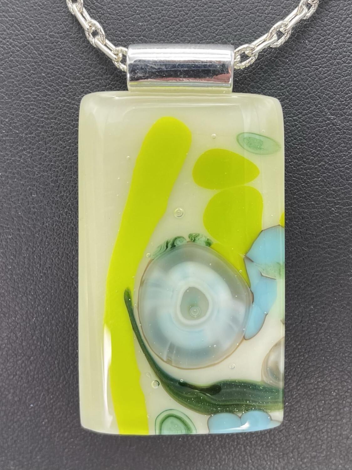 Best Friends Kiln-Formed Fused Glass Pendants (A)