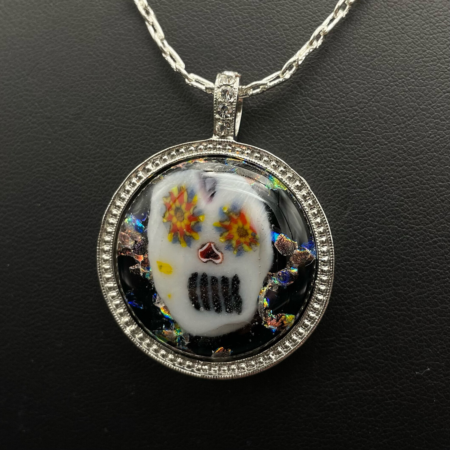 Day of the Dead Pendant (chain extra)