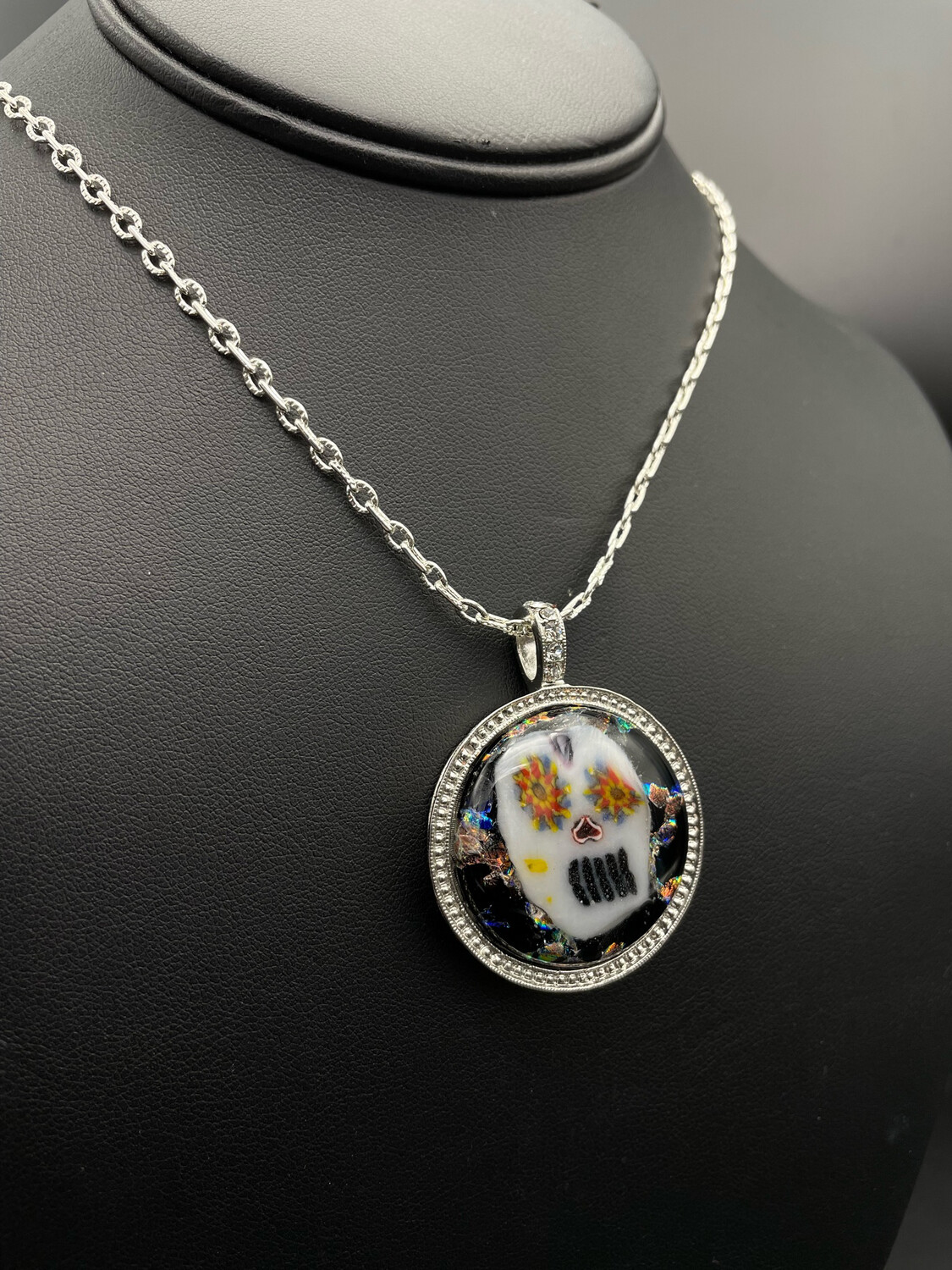Day of the Dead Pendant (chain extra)