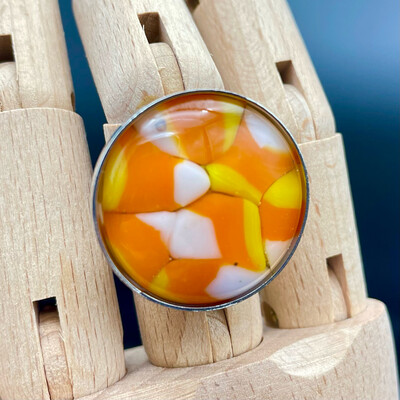 Candy Corn Adjustable Ring