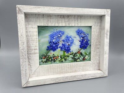 WORKSHOP: Bluebonnet Framed Panel