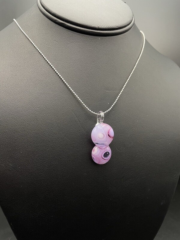 "Petra" Kiln-Formed Fused Glass Pendant