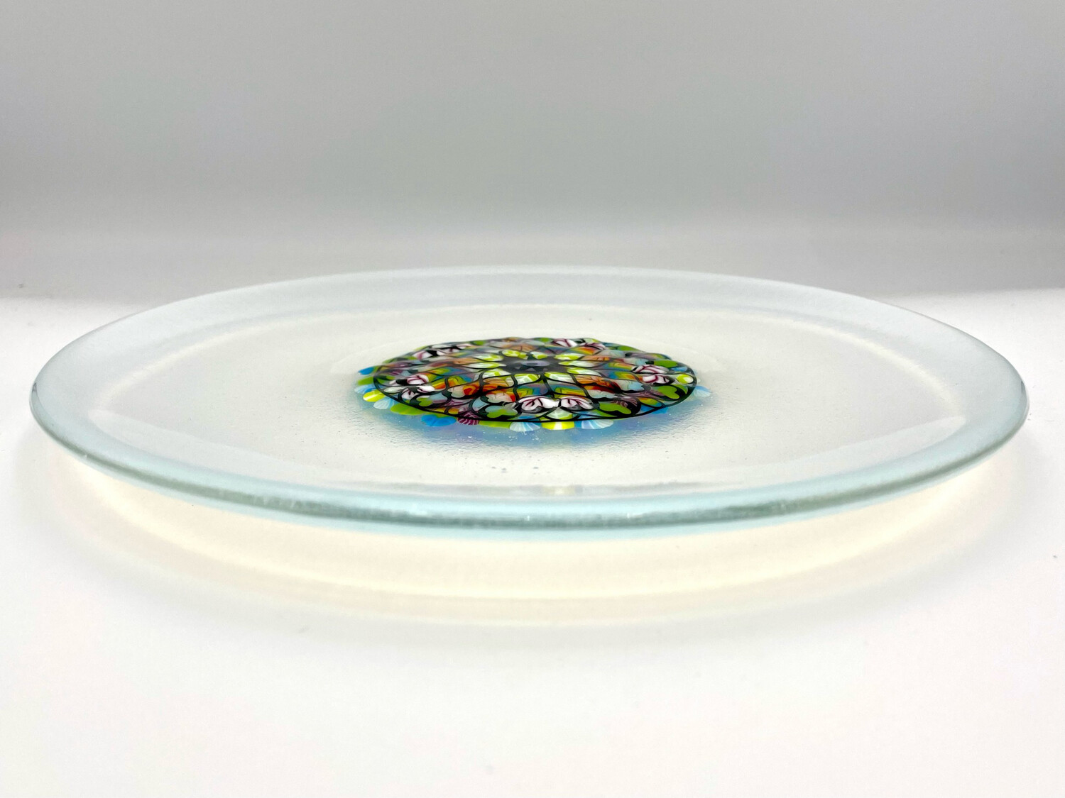 Church Window Inspired 9-inch Murrini Plate