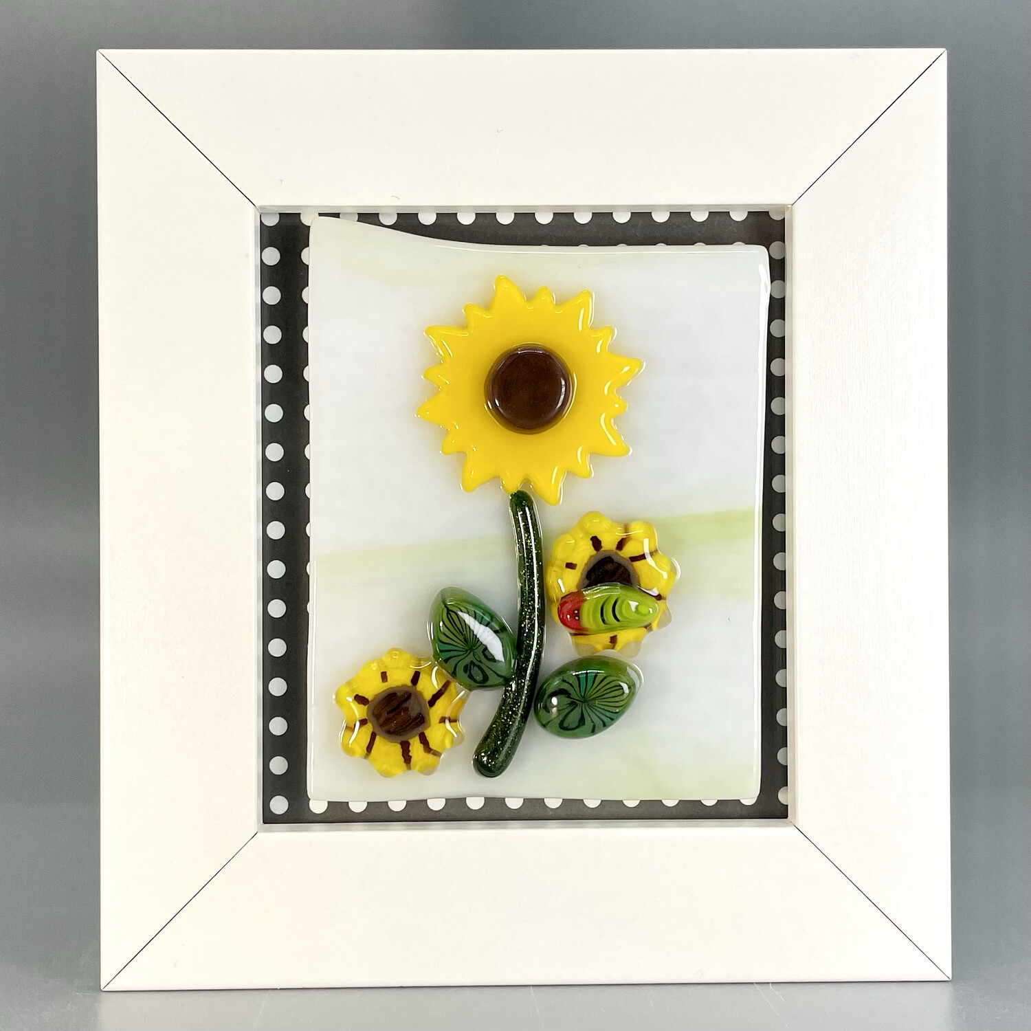 Sunny Days Sunflower 4x4.5 Framed Art