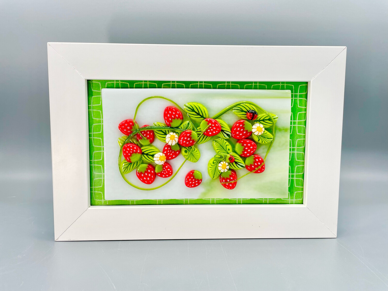Strawberry Fields 9x6 Framed Art
