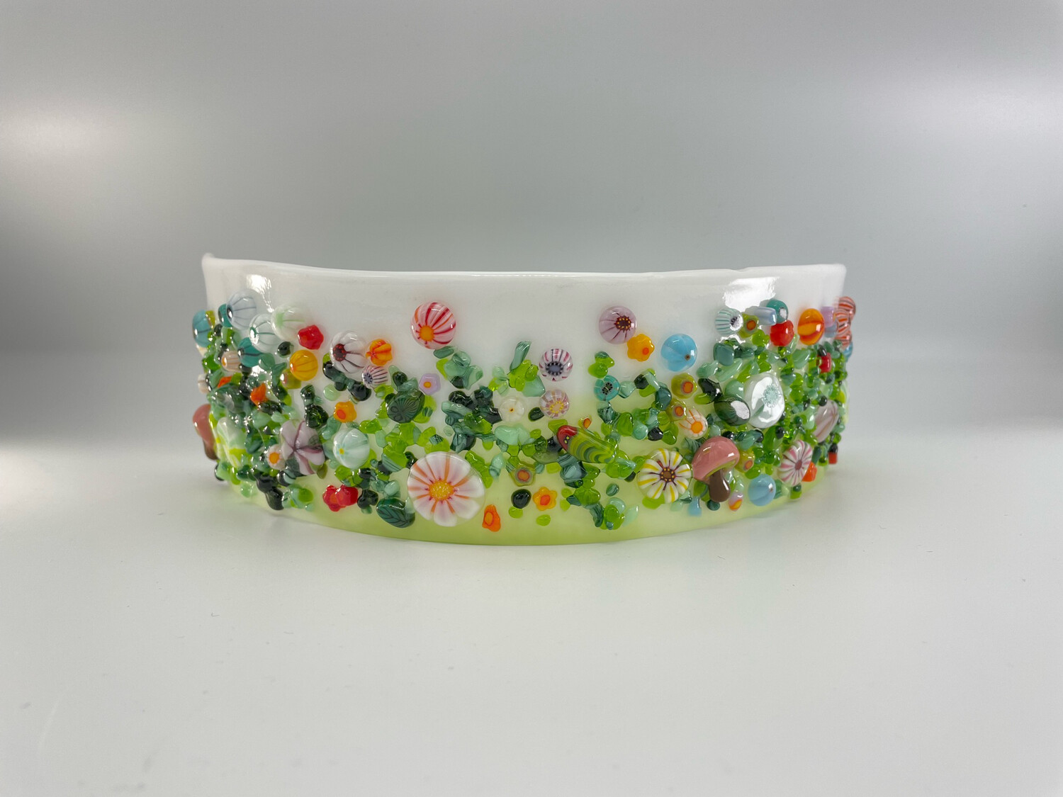 Spring Flowers Curved Art Panel (Number 2)