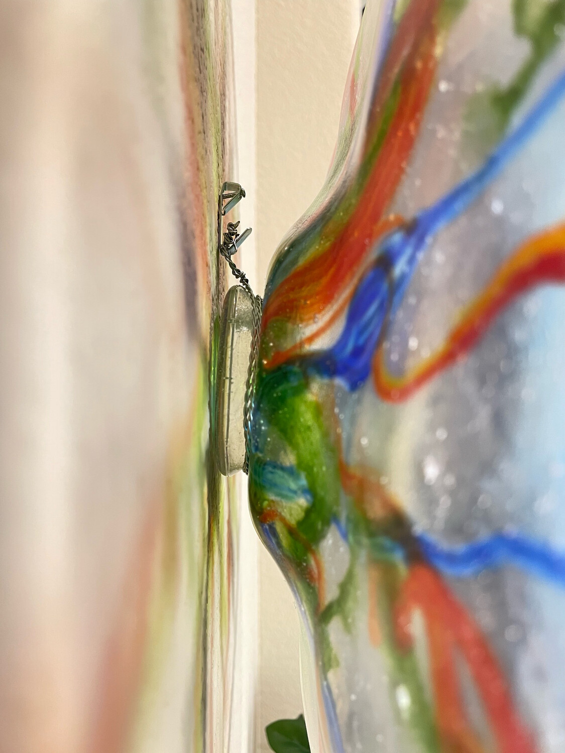 Carnival Art Glass Wall Panel