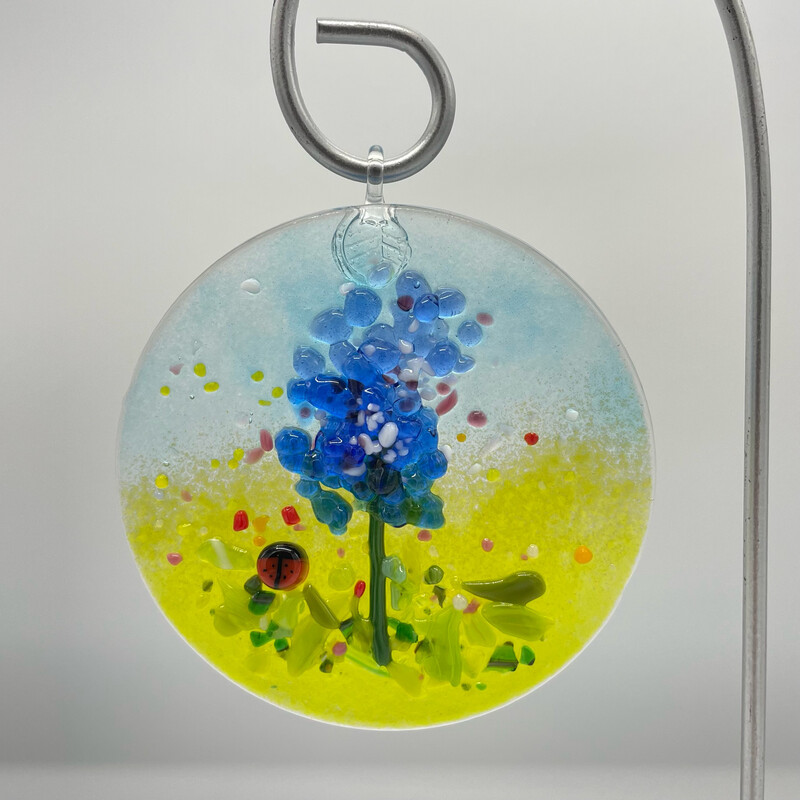 Bluebonnet Suncatcher or Ornament