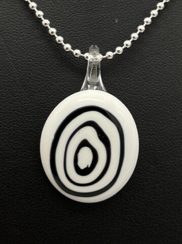 &quot;Occhio di Bue&quot; Kiln-Formed Fused Glass Pendant