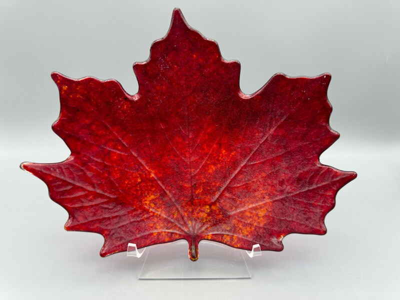 Fall Leaf Decorative Candy Dish