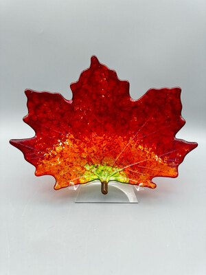 Fall Leaf Decorative Candy Dish