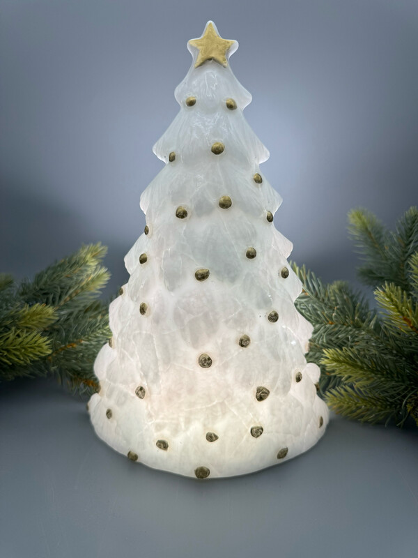 Elegant White Christmas Tree (Self-Standing)
