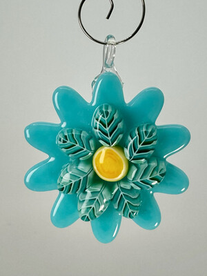 Funky Flower Art -- Suncatcher or Ornament!