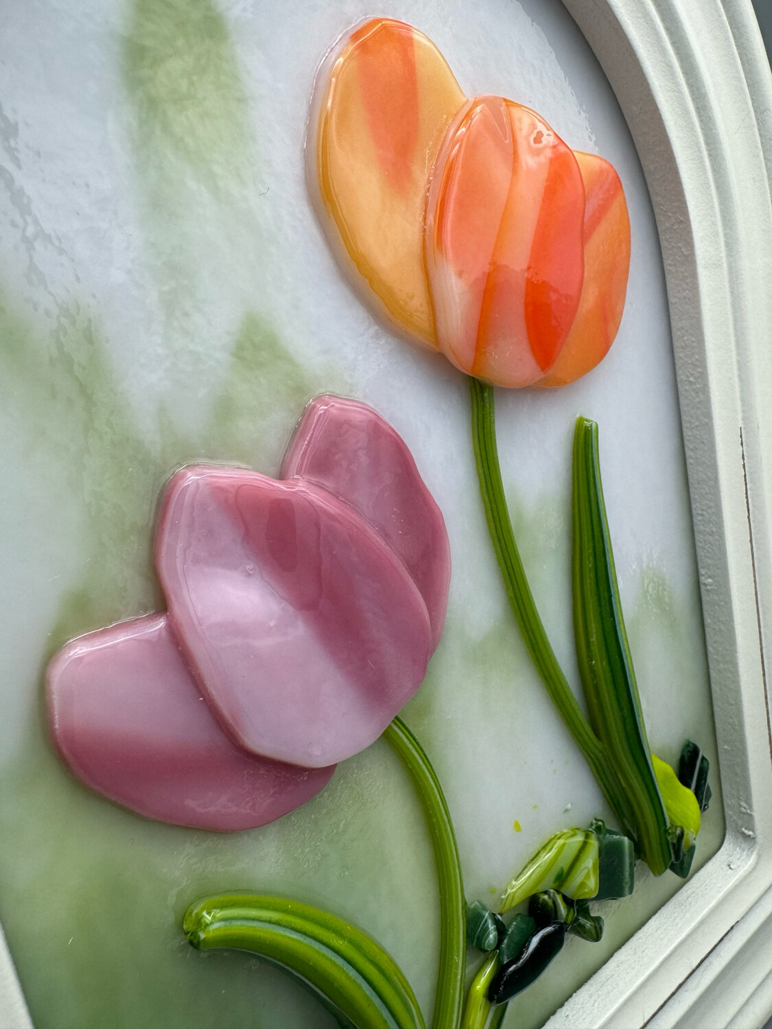 5x7 Tulip Panel in Rustic Frame