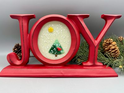 Framed JOY Winter Art