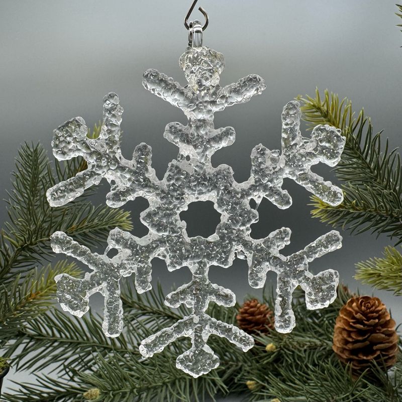 OPTION B: Icy Snowflake Ornaments or Suncatchers