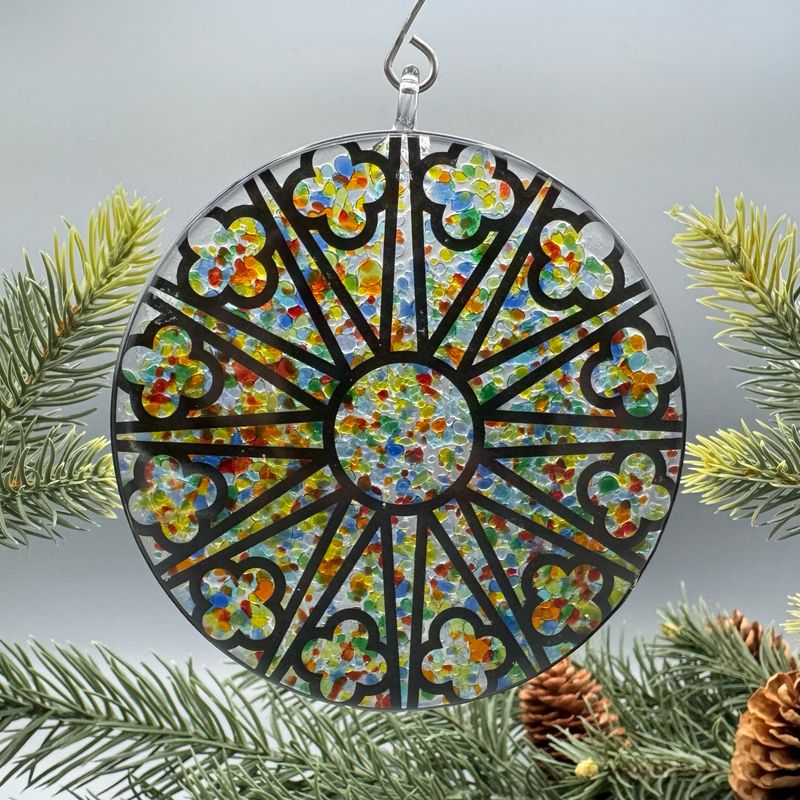 Orleans "Morning Light" Cathedral Window Ornament/Suncatcher