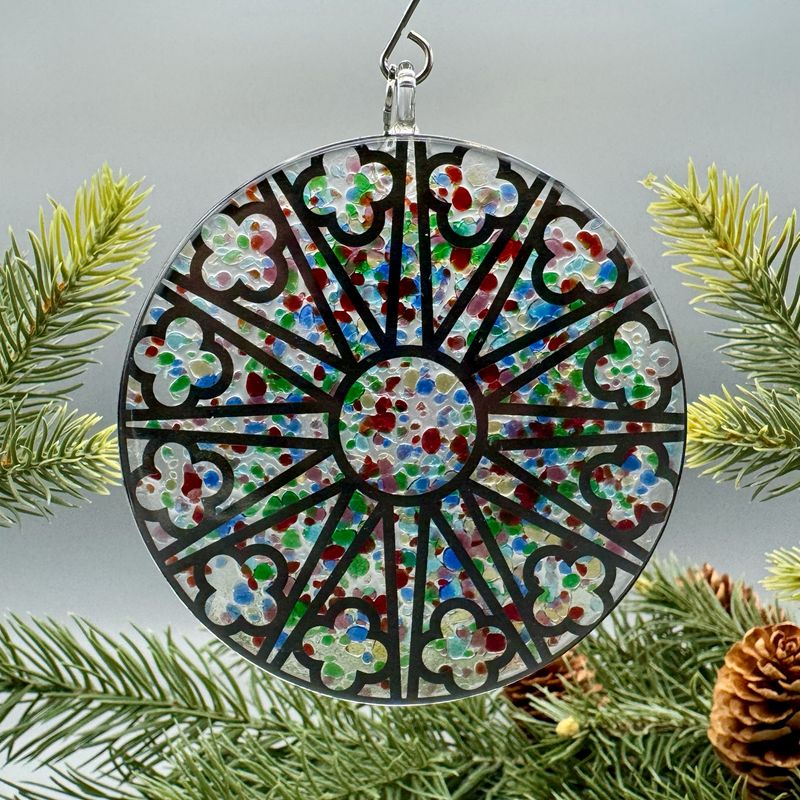 Orleans "Evening Shadows" Cathedral Window Ornament/Suncatcher