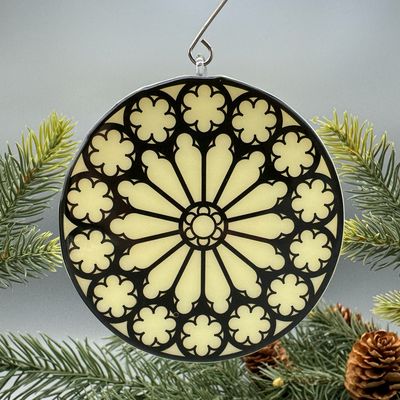 Church of the Gesu Vanilla Cathedral Window Ornament/Suncatcher Church of the Gesu Vanilla Cathedral Window Ornament/Suncatcher