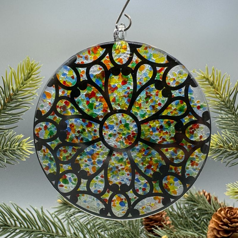 St. Saloman "Morning Light" Cathedral Window Ornament/Suncatcher
