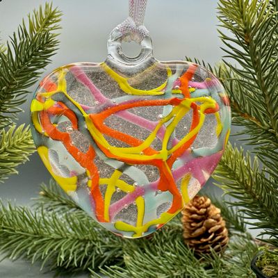 Colorful Heart Suncatcher or Ornament Colorful Heart Suncatcher or Ornament