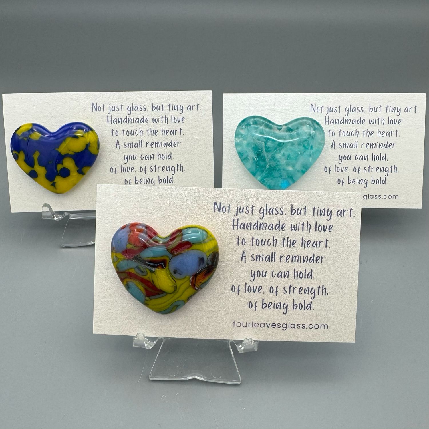 FOUR PACK! Pocket Hearts on Cards MISC COLORS