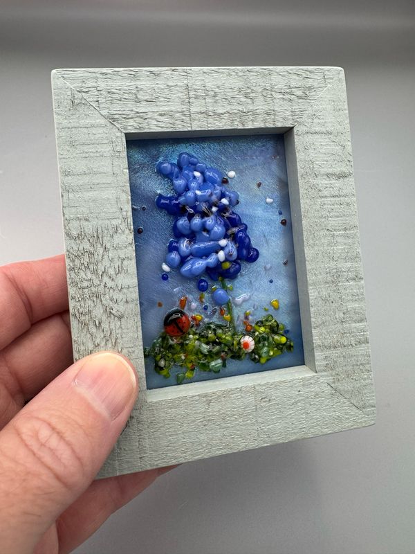 TINY ART! 2.5 x 3.5" Bluebonnets Panel (2026, #7)