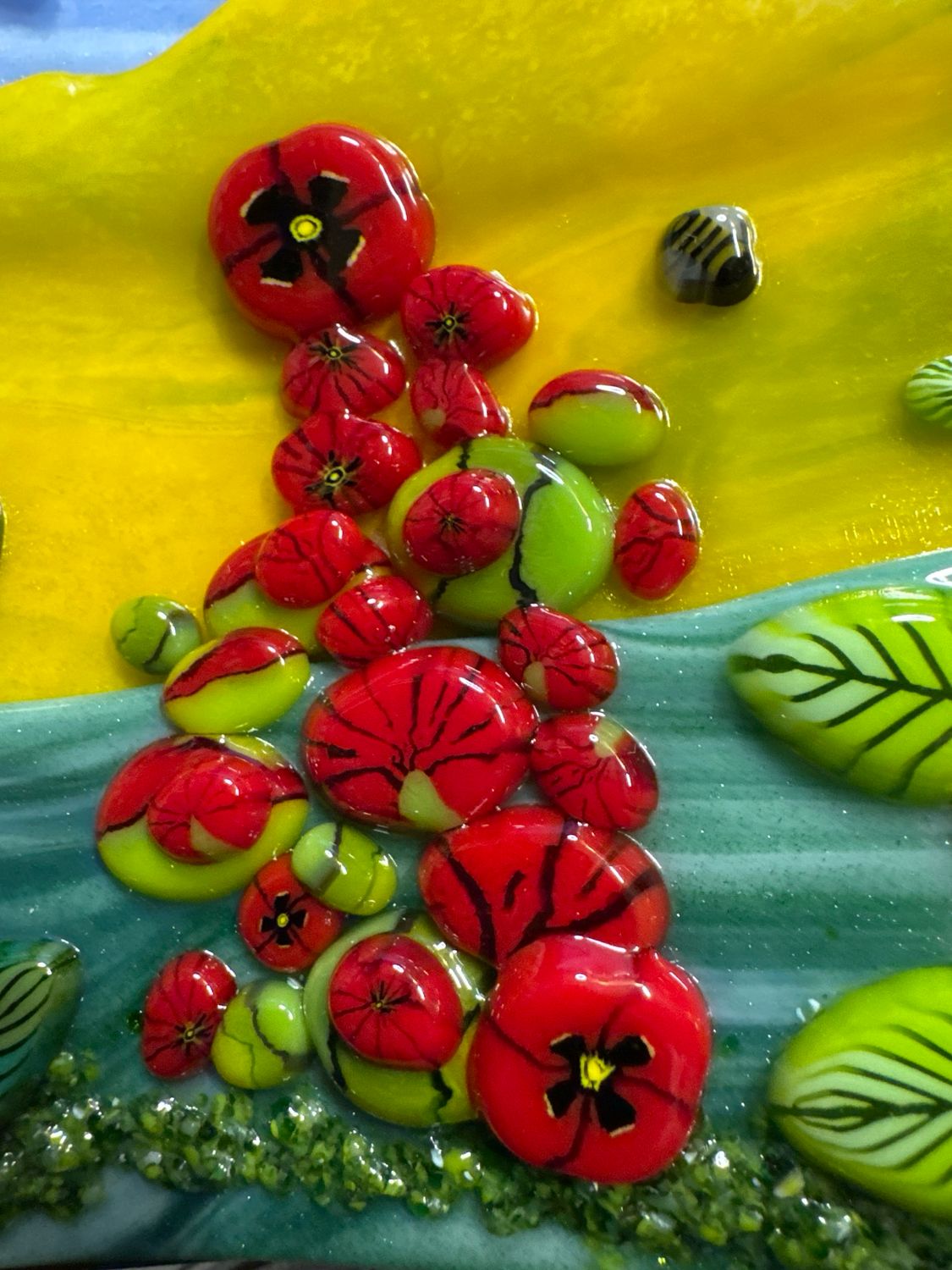 Colorful Flowers Art Panel