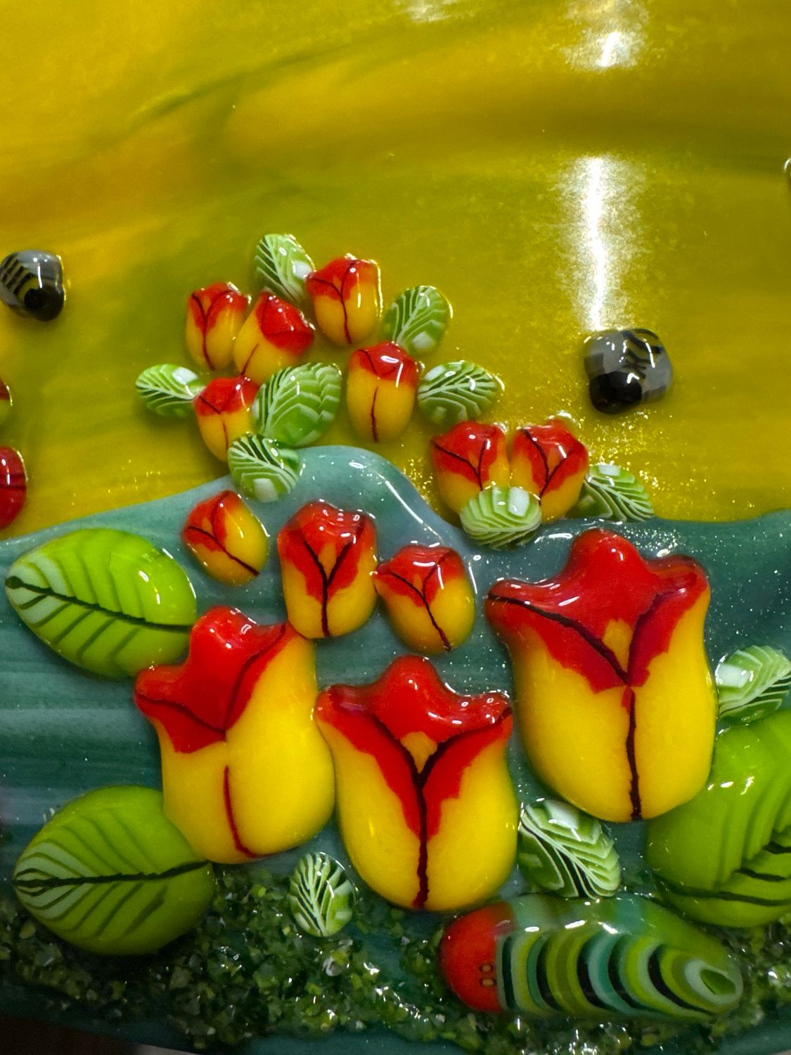 Colorful Flowers Art Panel
