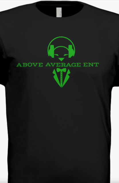 Black Short-Sleeve Shirt w/Green Logo