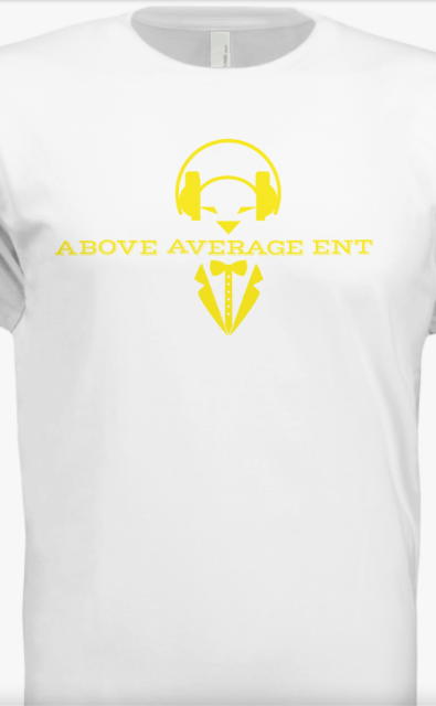 White Short-Sleeve Shirt w/ Yellow Logo