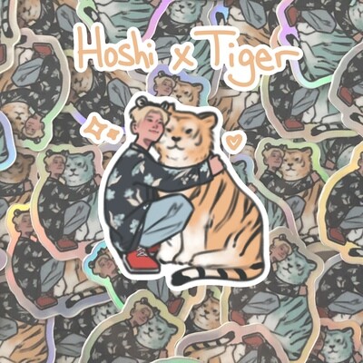 HoshixTiger - Holo Sticker