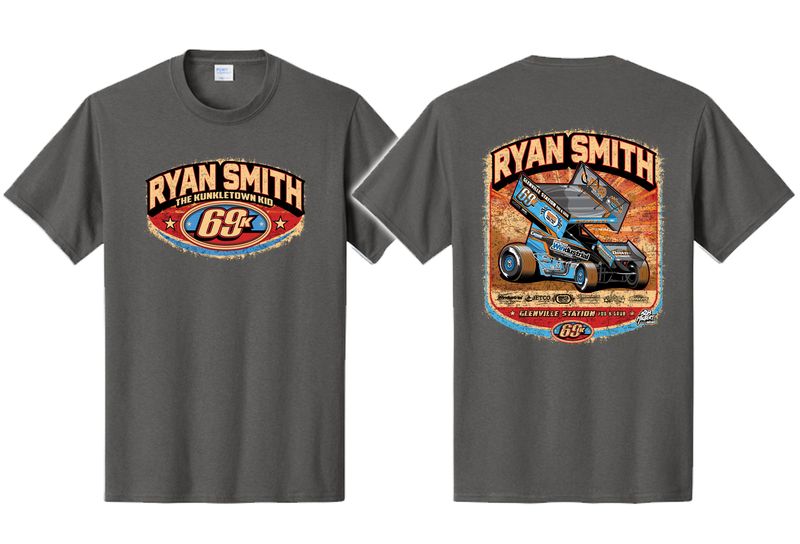 2026 #69K RSR-Kreitz Racing T-Shirt-Gray