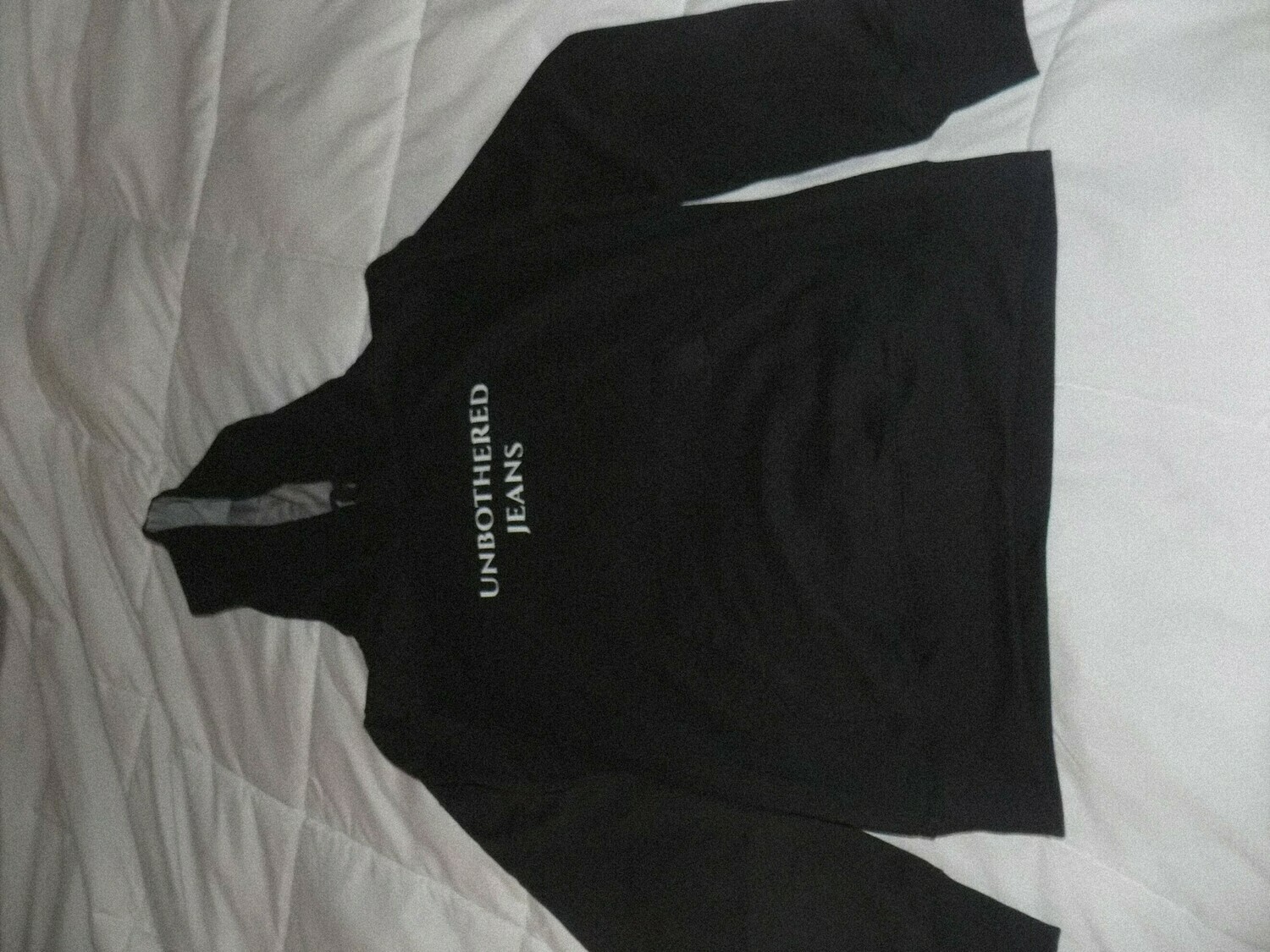 UNBOTHERED JEANS Black Hoodie&#39;s