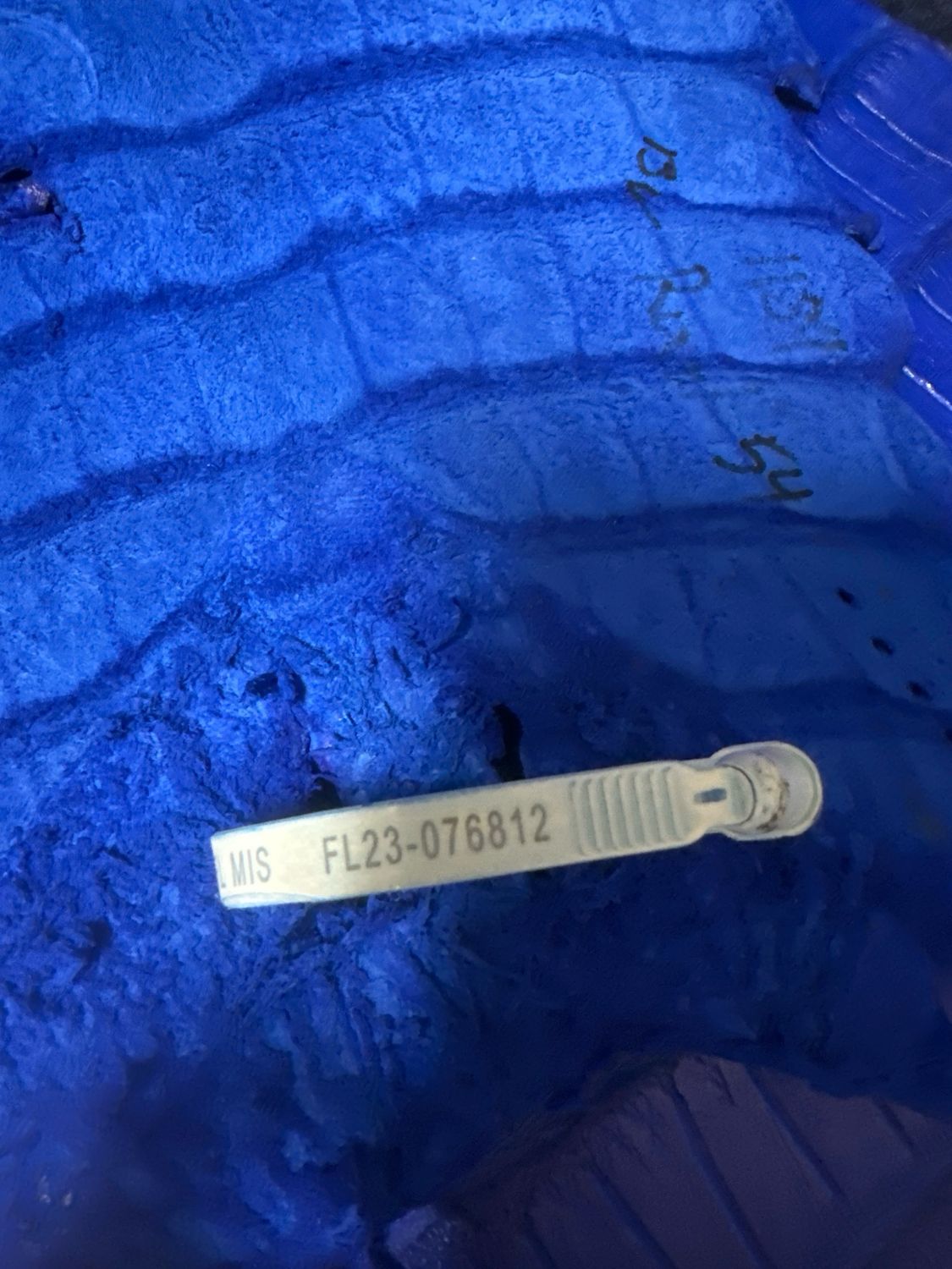 Royal Blue Alligator Skin