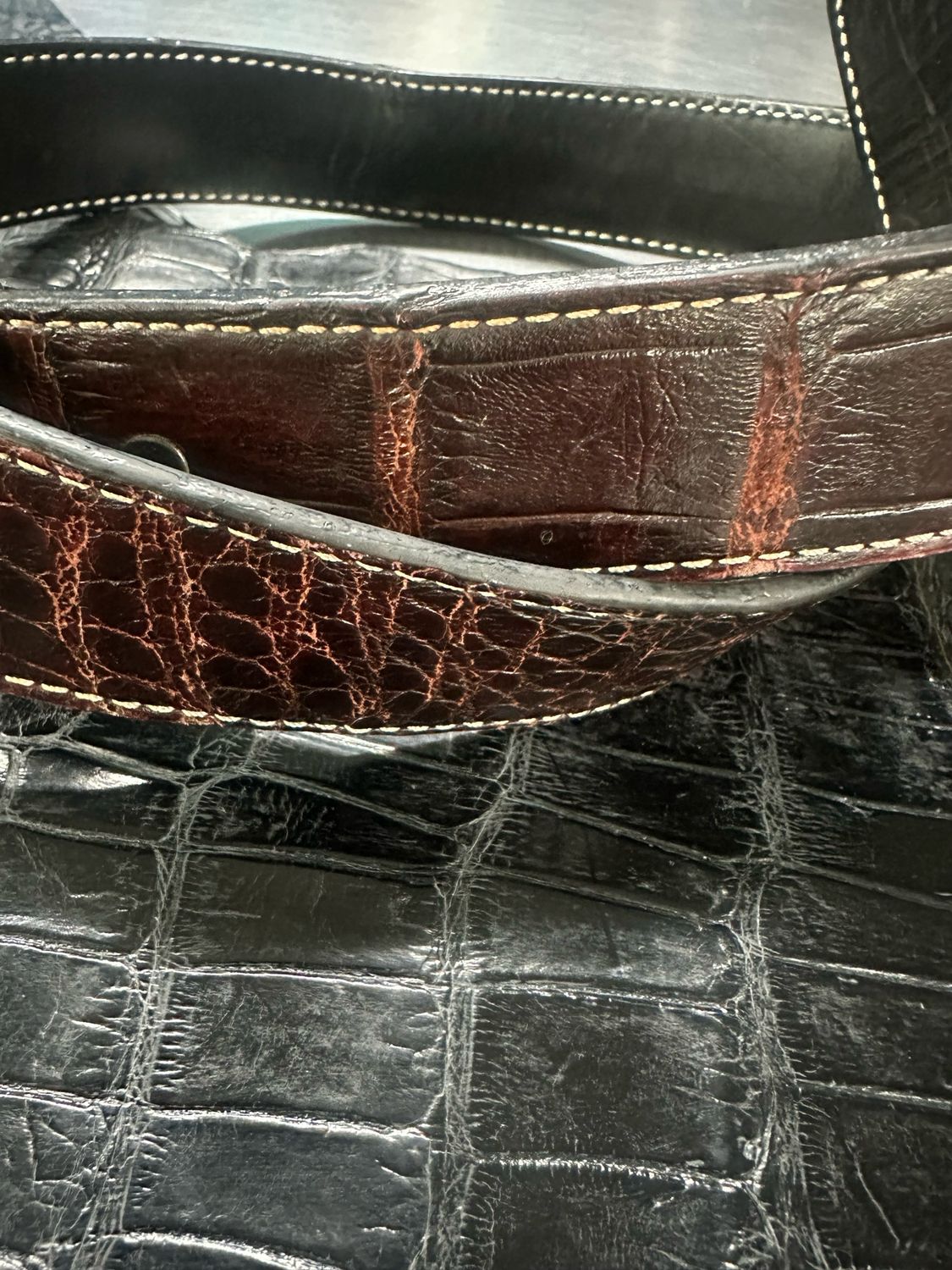 Custom 40” Alligator Belt
